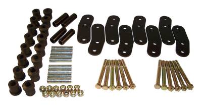 RT Offroad - RT Offroad RT21023 HD Greasable Shackle L & R FR & RR Blk 3/4" Lift