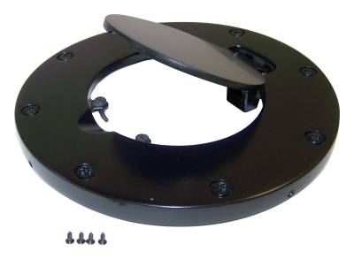 RT Offroad - RT Offroad RT26053 Blk Non-Locking Fuel Door for Jeep JK Wrangler 2 or 4 Door