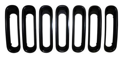 RT Offroad - RT Offroad RT26056 Black Grille Insert for 07-18 Jeep Wrangler JK