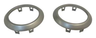 RT Offroad - RT Offroad RT27028 Silver HVAC 2Pc Vent Accents for 07-10 Jeep Wrangler JK