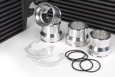 CSF Cooling - Racing & High Performance Division - CSF Cooling 8112A Intercooler Fitting Adapters for Porsche 991 911 Turbo S