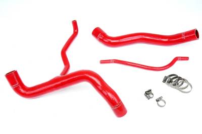 HPS Performance - HPS 57-1304 Red Red Radiator Hose Kit for 10-11 Chevy Camaro SS 6.2L V8