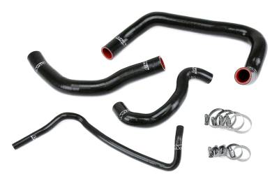 HPS Performance - HPS 57-2084-BLK Black Radiator Coolant Hose Kit for 15-17 Volkswagen GTI Turbo