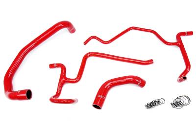 HPS Performance - HPS 57-1326 Red Red Coolant Hose Kit for 05-10 Chrysler 300C 5.7L V8