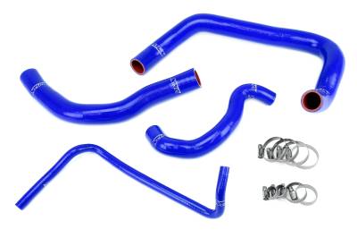 HPS Performance - HPS 57-2084-BLUE Blue Radiator Coolant Hose Kit for 15-17 Volkswagen GTI Turbo