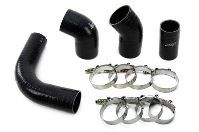 HPS Performance - HPS 57-1575-BLK Black Intercooler Hose Boots Kit 02-04 LB7 Duramax Diesel