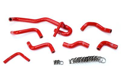 HPS Performance - HPS 57-2190 Red Red Heater Coolant Hose Kit for 90-91 Toyota 4Runner V6