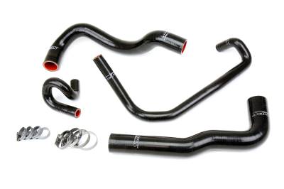 HPS Performance - HPS 57-1960-BLK Black Radiator Coolant Hose Kit for 01-05 Lexus IS300