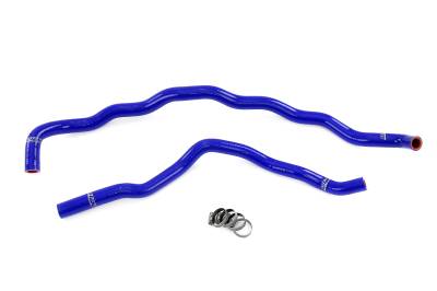 HPS Performance - HPS 57-2159-BLUE Blue Heater Coolant Hose Kit for 07-13 BMW 335i N54 N55