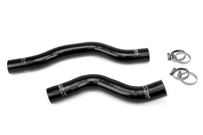 HPS Performance - HPS 57-1963-BLK Black Radiator Coolant Hose Kit for 18-21 Kia Stinger 2.0L Turbo
