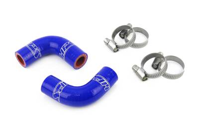 HPS Performance - HPS 57-2068-BLUE Blue Oil Cooler Coolant Elbow Hose for 90-93 03-06 Dodge Ram