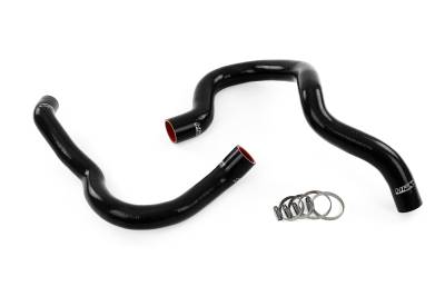 HPS Performance - HPS 57-2197-BLK Black Radiator Coolant Hose Kit for 99-01 Jeep Cherokee XJ