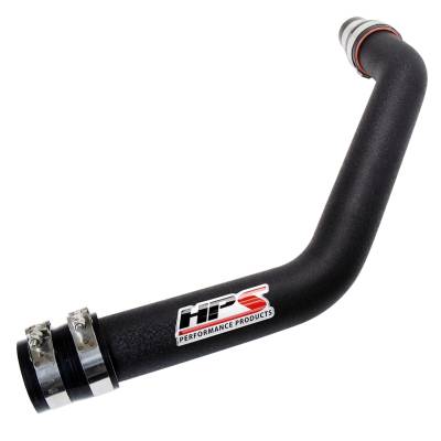 HPS Performance - HPS 17-103WB Black 2.5" Upper Intercooler Pipe for 08-15 Mitsubishi Lancer EVO X