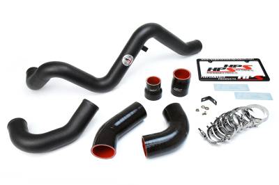 HPS Performance - HPS 17-104WB Black Intercooler Hot/Cold Charge Pipe for 16-18 Ford Focus RS 2.3