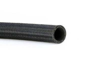 HPS Performance - HPS 250-10 Nylon Stainless Steel -10 Braided Hose Black 12"