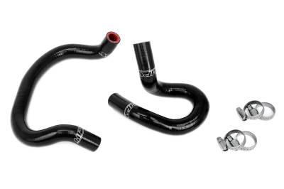 HPS Performance - HPS 57-2022-BLK Black Radiator Heater Coolant Hose Kit for 98-05 Lexus GS300