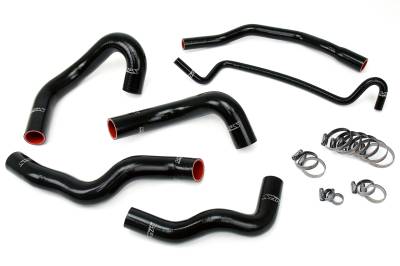 HPS Performance - HPS 57-1013-BLK Black Silicone Radiator Hose Kit for 05-06 Ford Mustang V8