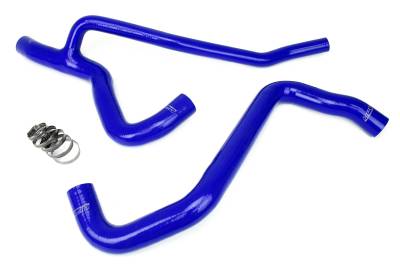 HPS Performance - HPS 57-1014-BLUE Blue Silicone Radiator Hose Kit for 07-10 Ford Mustang GT V8