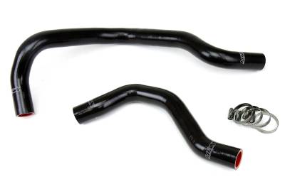 HPS Performance - HPS 57-1016-BLK Black Silicone Radiator Hose Kit for 88-91 Honda Civic w/B16