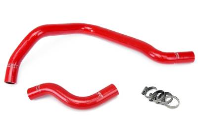 HPS Performance - HPS 57-1018-RED Red Silicone Radiator Hose Kit for 92-00 Civic SOHC D15 D16