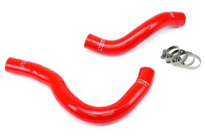 HPS Performance - HPS 57-1020 Red Red Silicone Radiator Hose Kit for 02-05 Honda Civic Si