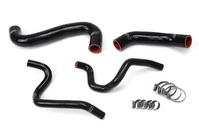 HPS Performance - HPS 57-1731-BLK Black Radiator/Heater Coolant Hose Kit for 02 Subaru Impreza