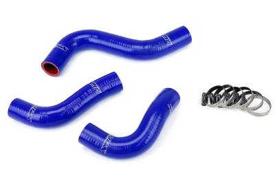 HPS Performance - HPS 57-1029-BLUE Blue Silicone Radiator Hose Kit for 90-93 Mazda Miata