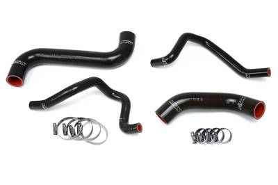 HPS Performance - HPS 57-1734-BLK Black Radiator/Heater Coolant Hose Kit for 06-07 Subaru Impreza