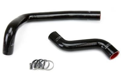 HPS Performance - HPS 57-1035-BLK Black Silicone Radiator Hose Kit for 93-95 Mazda RX7 FD3S