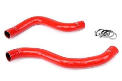 HPS Performance - HPS 57-1042 Red Red Silicone Radiator Hose Kit for Mitsubishi Lancer EVO 9