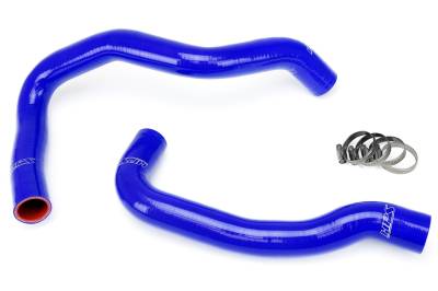 HPS Performance - HPS 57-1044-BLUE Blue Silicone Radiator Hose Kit for 89-98 Nissan 240SX w/KA