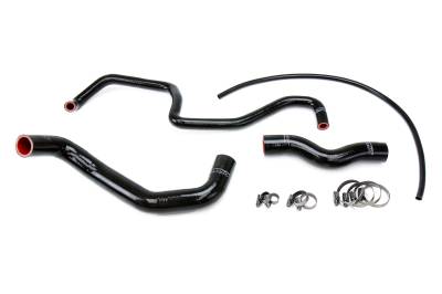 HPS Performance - HPS 57-1048-BLK Black Silicone Radiator Hose Kit for 03-06 Nissan 350Z