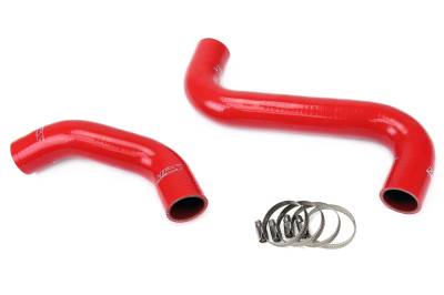HPS Performance - HPS 57-1061 Red Red Radiator Hose Kit for 01-07 Subaru WRX/STI