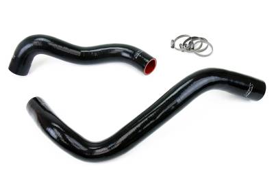 HPS Performance - HPS 57-1074-BLK Silicone Replace OEM Rubber Radiator Coolant Hoses