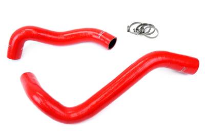 HPS Performance - HPS 57-1074 Red Silicone Replace OEM Rubber Radiator Coolant Hoses