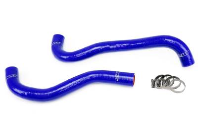 HPS Performance - HPS 57-1199-BLUE Blue Silicone Radiator Hose Kit for 12-15 Honda Civic Si