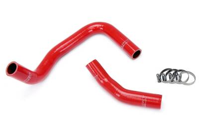 HPS Performance - HPS 57-1202 Red Red Silicone Radiator Hose Kit for 85-87 Toyota Corolla AE86