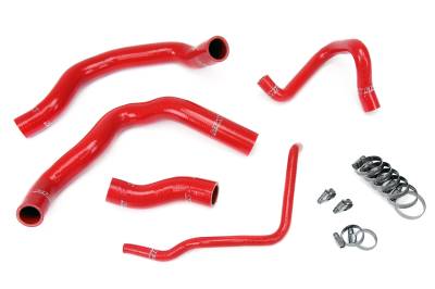 HPS Performance - HPS 57-1211 Red Red Silicone Radiator Hose Kit Coolant Mini 02-08 Cooper S SC