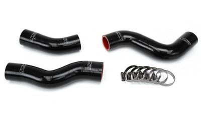 HPS Performance - HPS 57-1218-BLK Black Silicone Radiator Hose Kit for 96-97 Lexus LX450 FJ80 4.5L