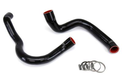 HPS Performance - HPS 57-1219-BLK Black Silicone Radiator Hose Kit for 91-01 Jeep Cherokee XJ 4.0L