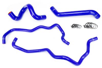 HPS Performance - HPS 57-1220-BLUE Blue Radiator/Heater Coolant Hoses for 07-11 Jeep Wrangler JK