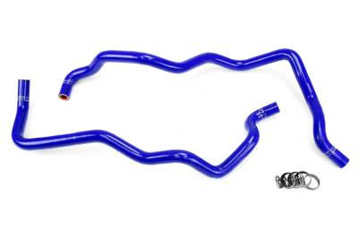 HPS Performance - HPS 57-1220H-BLUE Blue Heater Coolant Hose Kit for 07-11 Jeep Wrangler JK