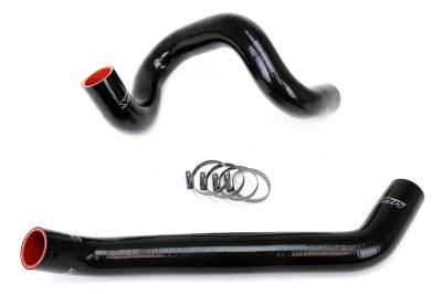 HPS Performance - HPS 57-1220R-BLK Black Silicone Radiator Hose Kit for 07-11 Jeep Wrangler JK