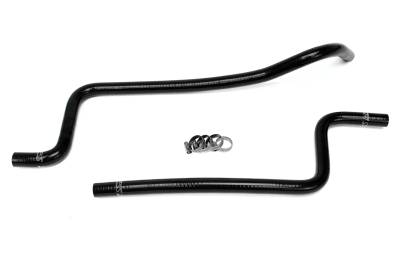 HPS Performance - HPS 57-1221H-BLK Black Heater Coolant Hose Kit for 97-01 Jeep Wrangler TJ 4.0