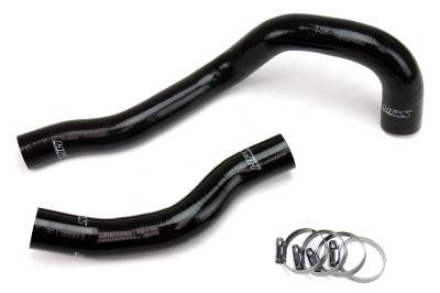 HPS Performance - HPS 57-1225-BLK Black Radiator Hose Kit for 93-98 Toyota Supra Non Turbo 2JZGE