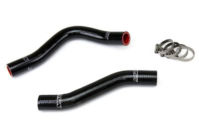 HPS Performance - HPS 57-1230-BLK Black Silicone Radiator Hose Kit for 11-16 Honda CRZ