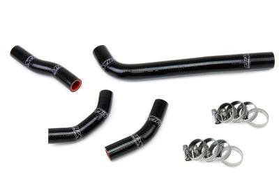 HPS Performance - HPS 57-1235-BLK Black Silicone Radiator Hose Kit for 10-13 Honda CRF250R