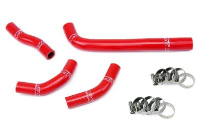 HPS Performance - HPS 57-1235 Red Red Silicone Radiator Hose Kit for 10-13 Honda CRF250R
