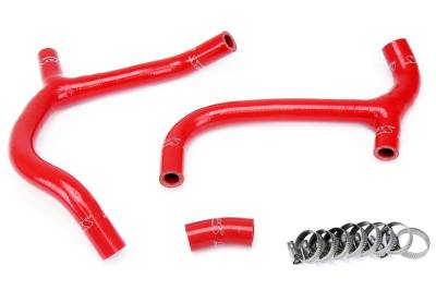 HPS Performance - HPS 57-1236 Red Red Silicone Radiator Hose Kit for 09-12 Honda CRF450R