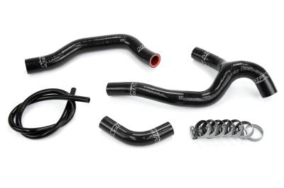HPS Performance - HPS 57-1237-BLK Black Silicone Radiator Hose Kit for 05-08 Honda CRF450R